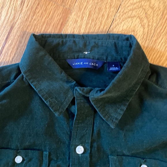 Kid's Button Down Corduroy Shirt - Picture 2 of 4